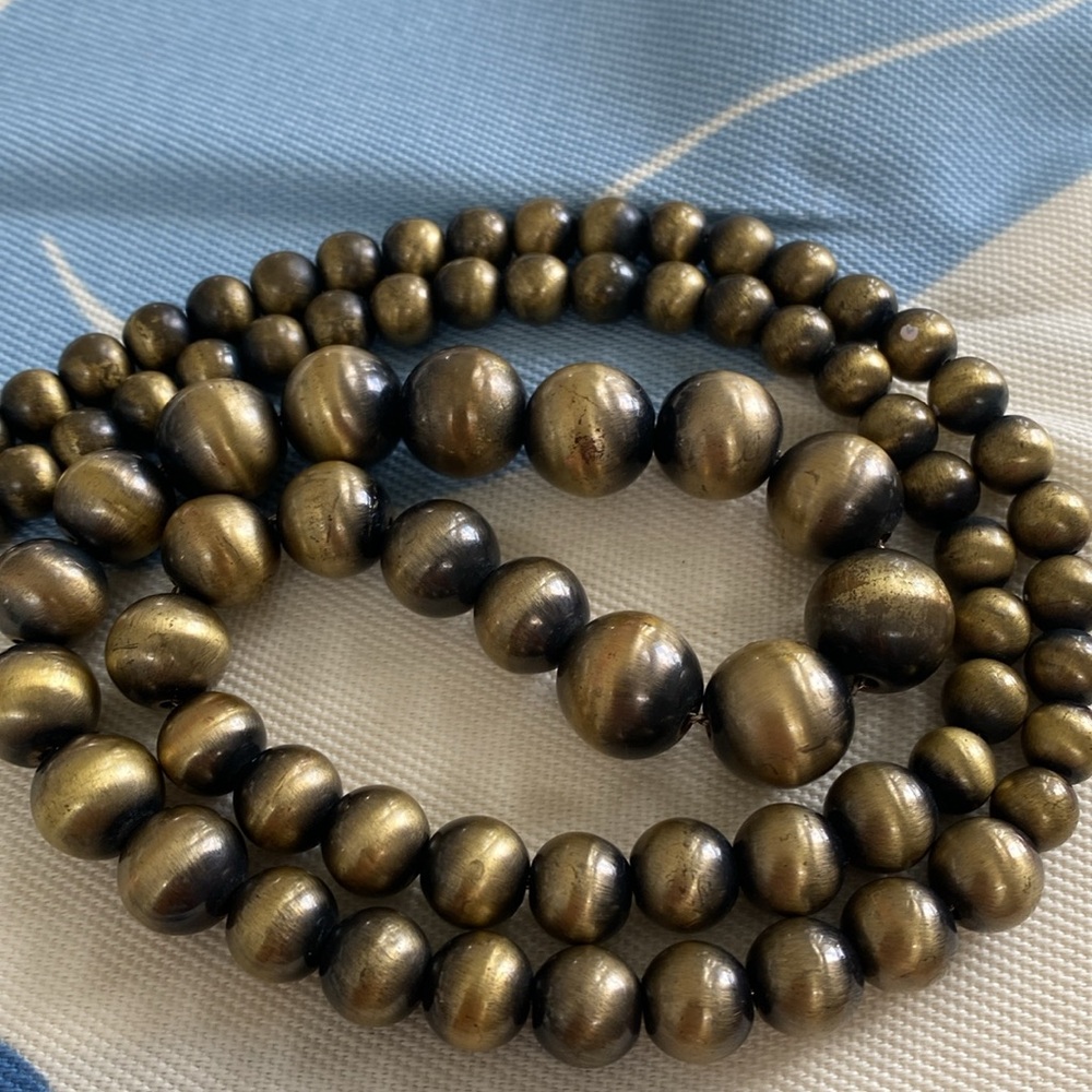 Vintage ‘Tiger Eye Like’ Beaded Necklace